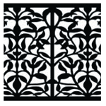 Olive Branch Vinyl Lattice Design Pattern